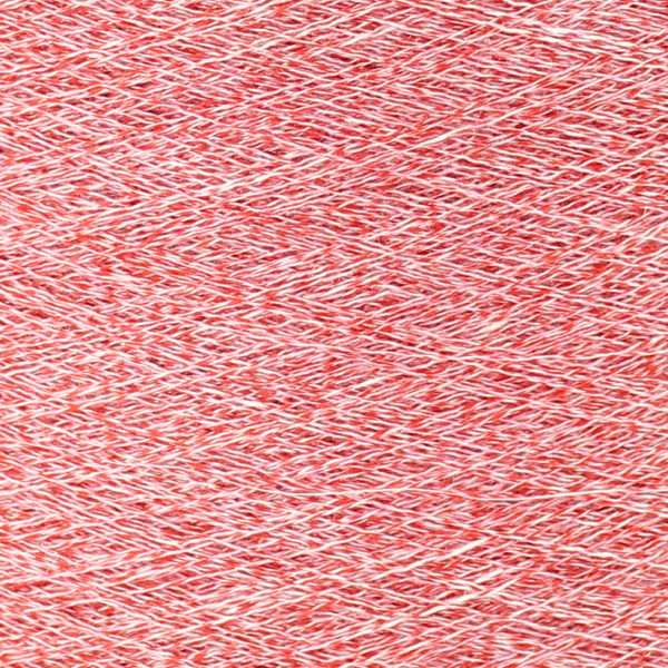 Włóczka bawełna len ESOTICO czerwono-biały, 100 g