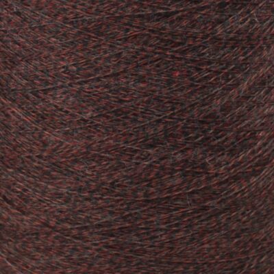 Włóczka merynos EMERALD bordowo-czarny melanż, 100 g