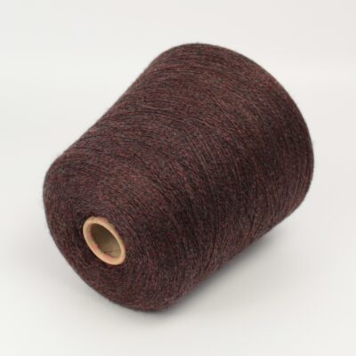 Włóczka merynos EMERALD bordowo-czarny melanż, 100 g