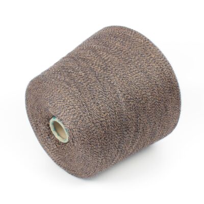 Włóczka merynos EMERALD beżowo-granatowy melanż, 100 g