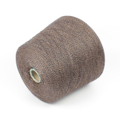 Włóczka merynos EMERALD brązowo-granatowy melanż, 100 g