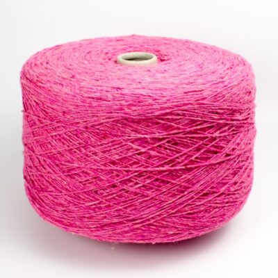 Włóczka tweed LANA SETA fuksja, 100 g