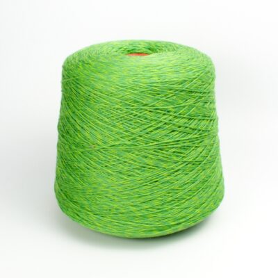 Włóczka merynos SOFTLY zielony melanż, 100 g