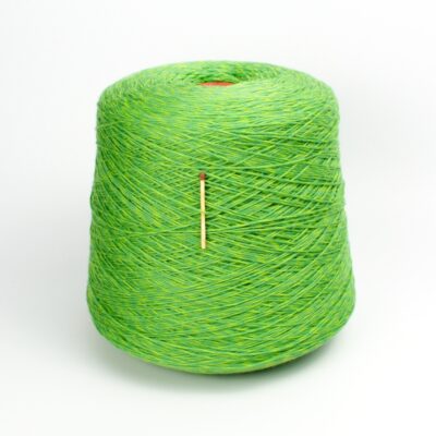 Włóczka merynos SOFTLY zielony melanż, 100 g