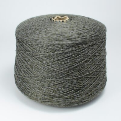 Włóczka ORTENSIA 50% merynos 50% akryl, szary melanż, 100 g