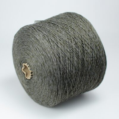 Włóczka ORTENSIA 50% merynos 50% akryl, szary melanż, 100 g