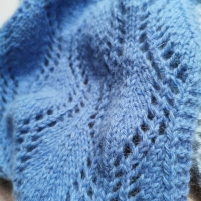 Włóczka ANGORA 40% niebieski, 50 g