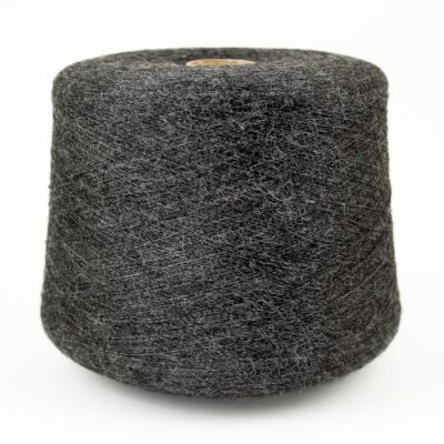 Włóczka merynos 35% wiskoza 15% akryl 50% PARKER antracyt, 100 g