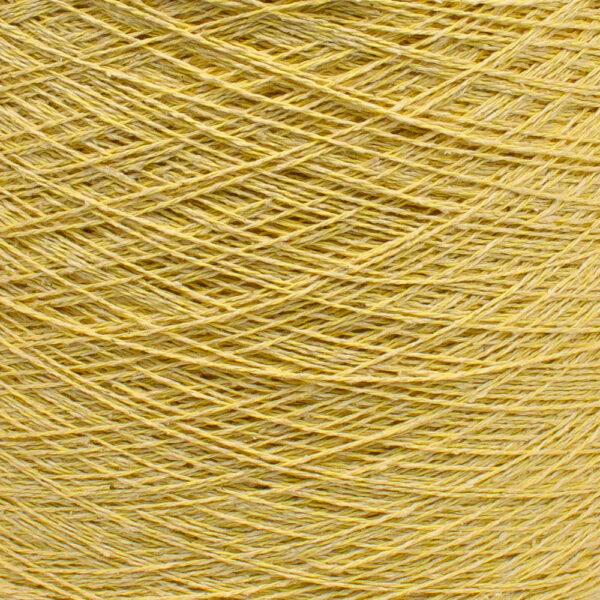 Włóczka jedwab z bawełną CAMELIA żółty, 100 g