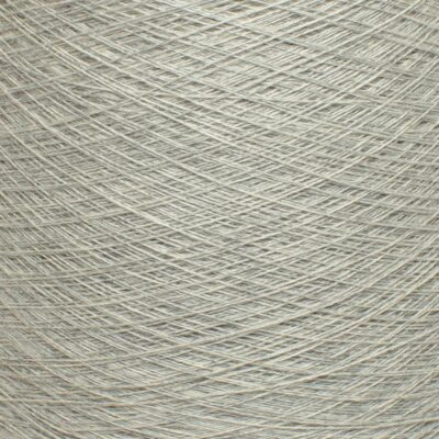 Włóczka kaszmir 100% NEWCASHMER jasno-szary melanż, 50 g