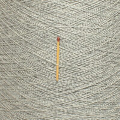 Włóczka kaszmir 100% NEWCASHMER jasno-szary melanż, 50 g