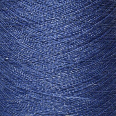 Włóczka len 65% bawełna 35% PASHA niebiesko-szary melanż, 100 g