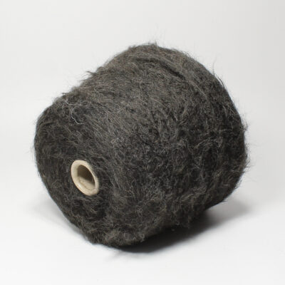 Włóczka z alpaką BUBBLE szaro-brązowy, 100 g