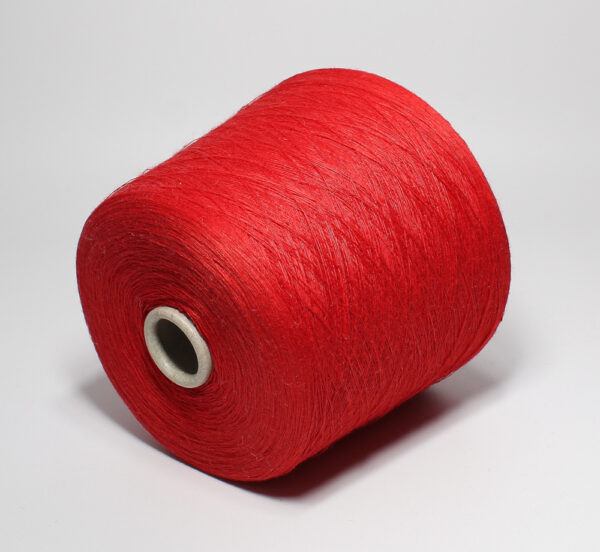 Włóczka len 100% PRATOLINO czerwony, 100 g