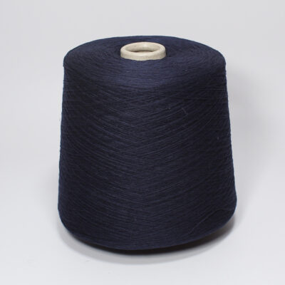 Włóczka bawełna z kaszmirem CHECASHMERE granatowy, 100 g