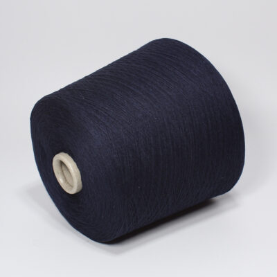 Włóczka bawełna z kaszmirem CHECASHMERE granatowy, 100 g