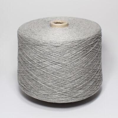 Włóczka bawełna z kaszmirem CHECASHMERE szary, 100 g