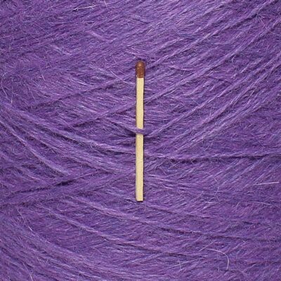 Włóczka angora 80% SPIKY fioletowy, 50 g