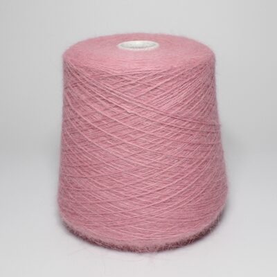 Włóczka angora 80% SPIKY różowy, 50 g