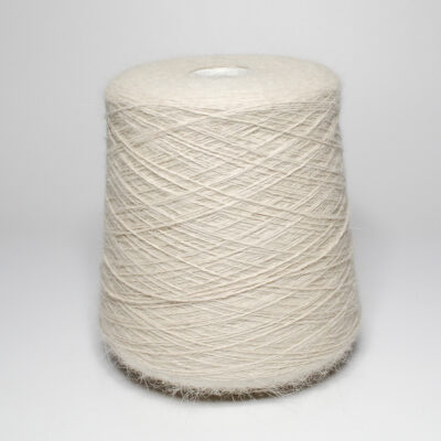 Włóczka angora 80% SPIKY kość słoniowa, 50 g