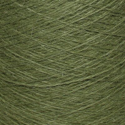 Włóczka angora 80% SPIKY zielony, 50 g