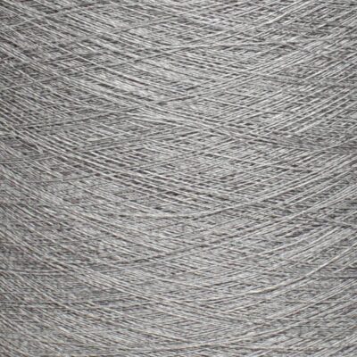 Włóczka len 100% LINO szary melanż, 100 g