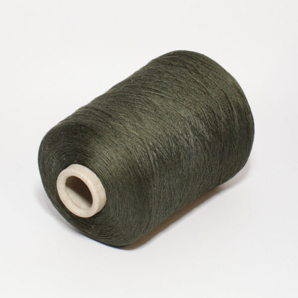 Włóczka len 100% LINO khaki, 100 g