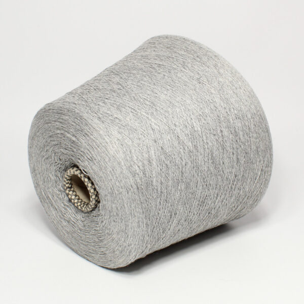 Włóczka kaszmir 100% CASHMERE szary melanż, 50 g