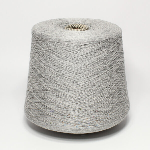 Włóczka kaszmir 100% CASHMERE szary melanż, 50 g