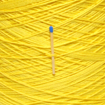 Włóczka bawełna 100% FETTUCCIA żółta, 100 g