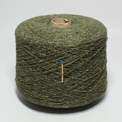 Włóczka tweed BRISTOL zielony, 100 g