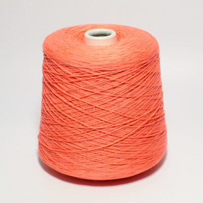 Włóczka bawełna 100% FETTUCCIA marchewkowy, 100 g