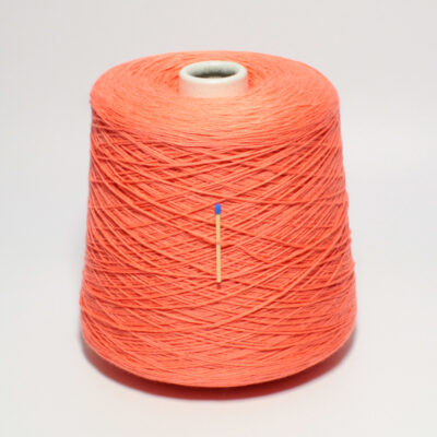 Włóczka bawełna 100% FETTUCCIA marchewkowy, 100 g