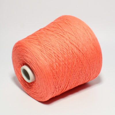 Włóczka bawełna 100% FETTUCCIA marchewkowy, 100 g