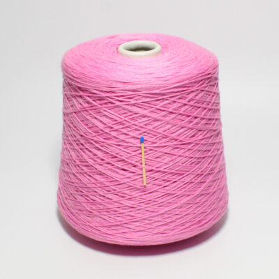Włóczka bawełna 100% FETTUCCIA różowy, 100 g