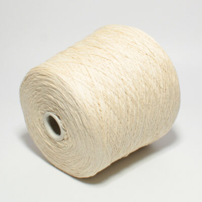 Włóczka jedwab 100% BOURETTE SILK śmietankowy, 100 g