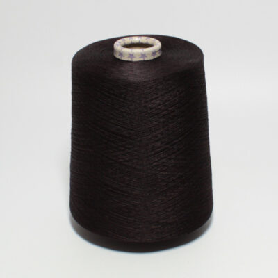 Włóczka jedwab 100% SETA SCHAP ciemny brąz, 100 g