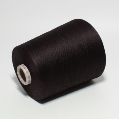 Włóczka jedwab 100% SETA SCHAP ciemny brąz, 100 g