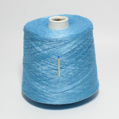 Włóczka mieszana SHANTUNG błękitny, 100 g