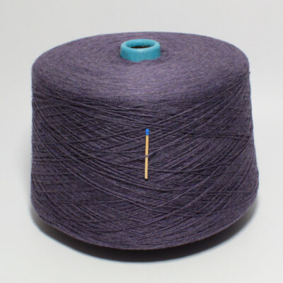 Włóczka bawełna 100% PIMA śliwkowy, 100 g