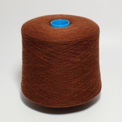 Włóczka merynos 100% WOOL LIGHT ceglasty brąz, 100 g