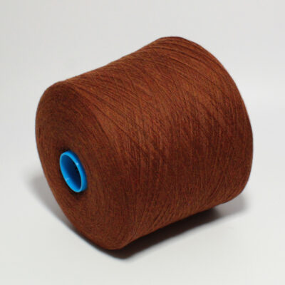 Włóczka merynos 100% WOOL LIGHT ceglasty brąz, 100 g