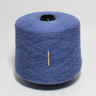 Włóczka merynos 100% WOOL LIGHT przygaszony niebieski, 100 g