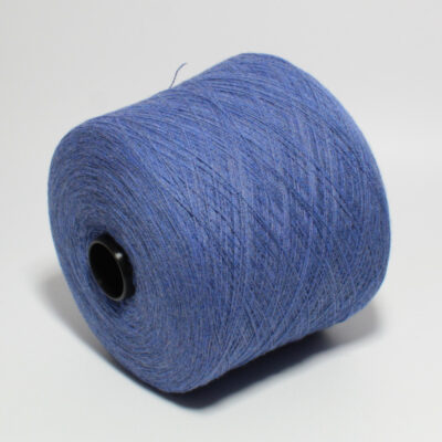 Włóczka merynos 100% WOOL LIGHT przygaszony niebieski, 100 g