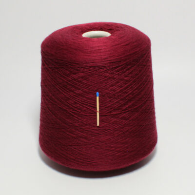 Włóczka merynos 100% MERINOS bordowy, 100 g