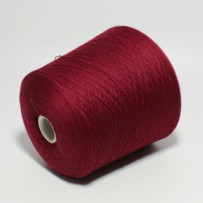 Włóczka merynos 100% MERINOS bordowy, 100 g