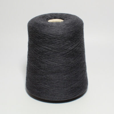 Włóczka merynos 100% MERINOS ciemnoszary melanż, 100 g