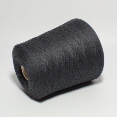 Włóczka merynos 100% MERINOS ciemnoszary melanż, 100 g