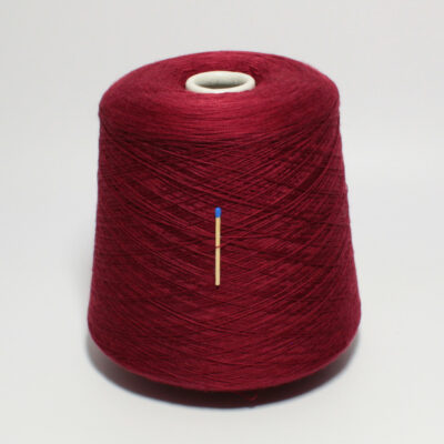 Włóczka merynos 100% MERINOS wiśniowy, 100 g