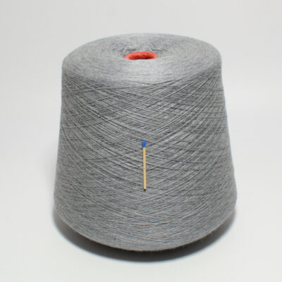 Włóczka merynos 100% CASHWOOL RWS jasno-szary, 100 g